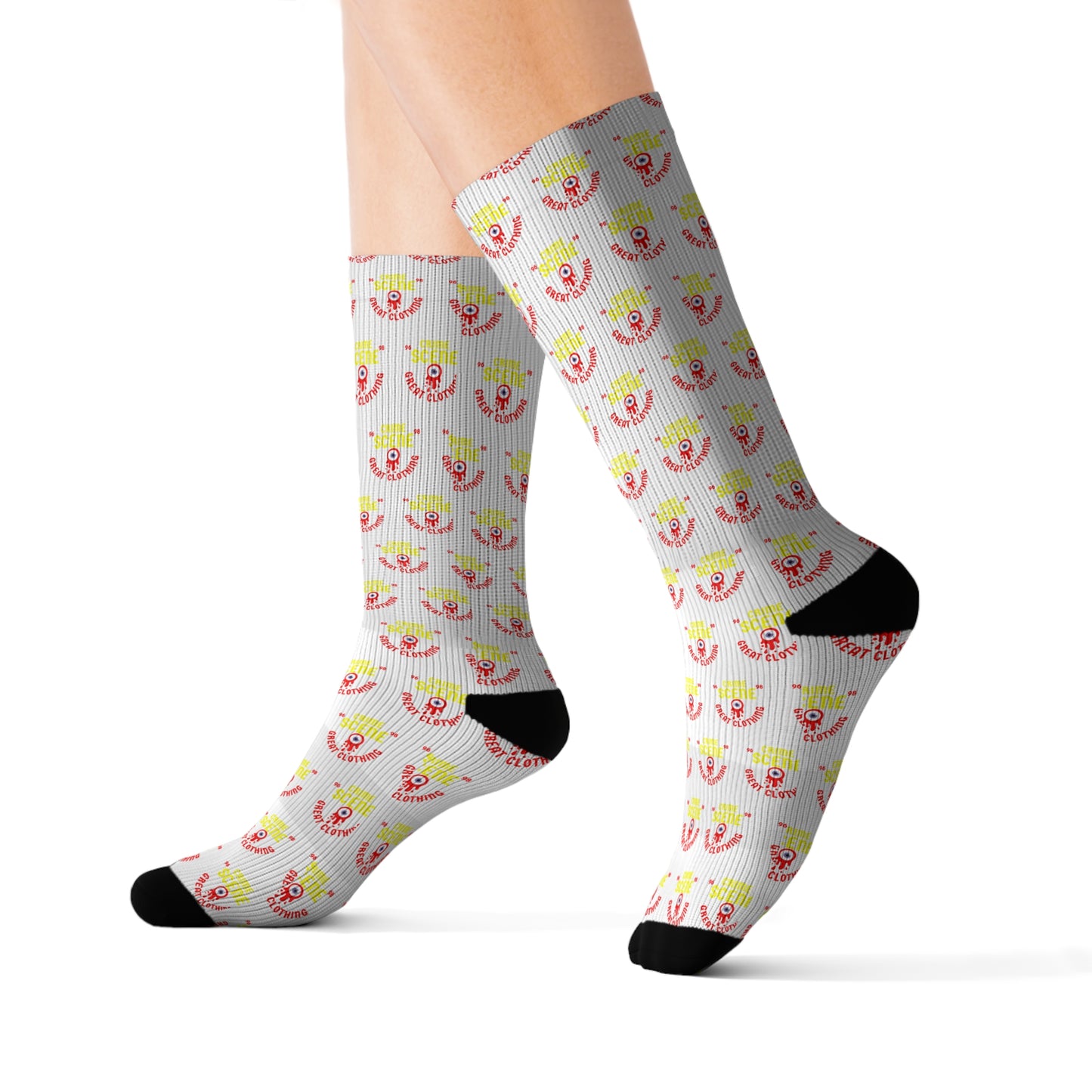 Socks - Crime Scene Great Clothing Design